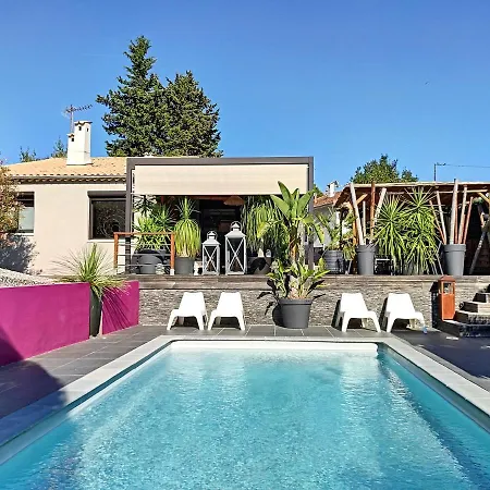 La Cigalle A Avec Piscine فيلة *